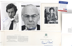UK PRIME MINISTER MARGARET THATCHER & FAMILY AUTOGRAPHS