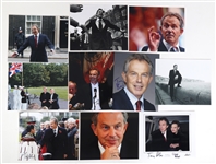 UK PRIME MINISTER TONY BLAIR AUTOGRAPHED PHOTOS
