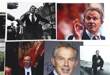 UK PRIME MINISTER TONY BLAIR AUTOGRAPHED PHOTOS