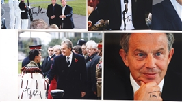 UK PRIME MINISTER TONY BLAIR AUTOGRAPHED PHOTOS