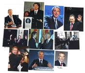 UK PRIME MINISTER TONY BLAIR AUTOGRAPHED PHOTOS
