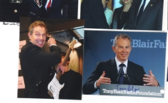UK PRIME MINISTER TONY BLAIR AUTOGRAPHED PHOTOS