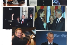 UK PRIME MINISTER TONY BLAIR AUTOGRAPHED PHOTOS