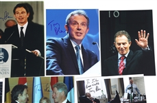 UK PRIME MINISTER TONY BLAIR AUTOGRAPHED PHOTOS