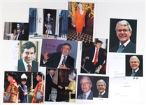 UK PRIME MINISTER AUTOGRAPHS - BROWN, MAY & MAJOR