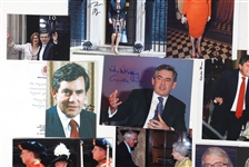 UK PRIME MINISTER AUTOGRAPHS - BROWN, MAY & MAJOR