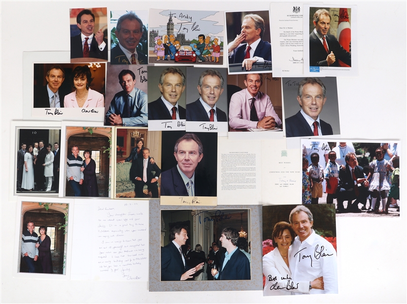 UK PRIME MINISTER TONY BLAIR AUTOGRAPHS 