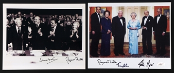 UK PRIME MINISTER AUTOGRAPHED PHOTOS