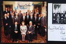 UK PRIME MINISTER & CABINET MEMBER AUTOGRAPHED PHOTOS