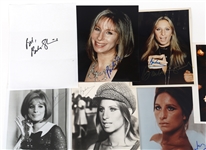 BARBRA STREISAND AUTOGRAPHED PHOTOS