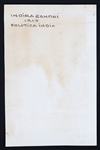 INDIA PRIME MINISTER INDIRA NEHRU GANDHI AUTOGRAPH