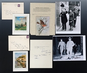 CLEMENTINE CHURCHILL & MARY SOAMES AUTOGRAPHS