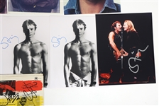 STING & THE POLICE AUTOGRAPHED PHOTOS & DUST COVER