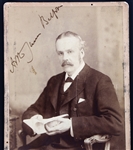 UK PRIME MINISTER ARTHUR JAMES BALFOUR SIGNED PHOTO
