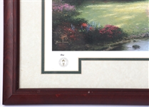 THOMAS KINKADE HOMETOWN CHAPEL LITHOGRAPH