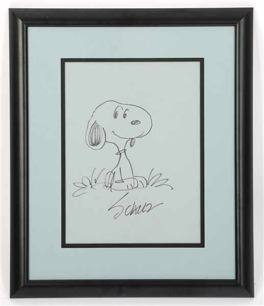 CHARLES SCHULZ SNOOPY DRAWING 