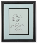 CHARLES SCHULZ SNOOPY DRAWING 