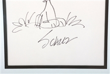 CHARLES SCHULZ SNOOPY DRAWING 