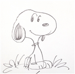 CHARLES SCHULZ SNOOPY DRAWING 