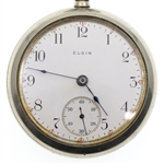 MEN'S ELGIN SILVERODE CASE POCKET WATCH