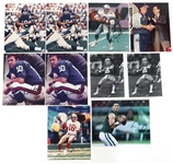 FOOTBALL AUTOGRAPHS - TEBOW, MONTANA, & TARKENTON