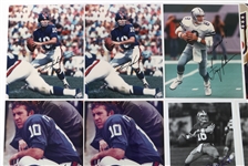 FOOTBALL AUTOGRAPHS - TEBOW, MONTANA, & TARKENTON
