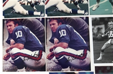 FOOTBALL AUTOGRAPHS - TEBOW, MONTANA, & TARKENTON