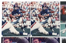 FOOTBALL AUTOGRAPHS - TEBOW, MONTANA, & TARKENTON