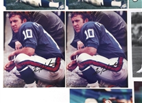 FOOTBALL AUTOGRAPHS - TEBOW, MONTANA, & TARKENTON