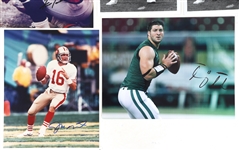 FOOTBALL AUTOGRAPHS - TEBOW, MONTANA, & TARKENTON