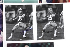 FOOTBALL AUTOGRAPHS - TEBOW, MONTANA, & TARKENTON