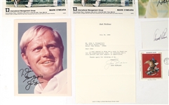 GOLF AUTOGRAPHS - WATSON, CRENSHAW, & PALMER