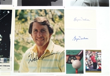 GOLF AUTOGRAPHS - WATSON, CRENSHAW, & PALMER