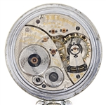 MEN'S ELGIN B.W. RAYMOND NICKEL CASE POCKET WATCH