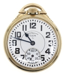 MENS ELGIN BW RAYMOND GOLD-FILLED CASE POCKET WATCH