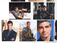 ACTOR AUTOGRAPHS - CLOONEY, JACKMAN, CROWE, & DICAPRIO