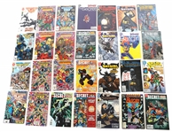 DC ARGUS, OUTSIDERS, ARAK, GENESIS COMIC BOOKS
