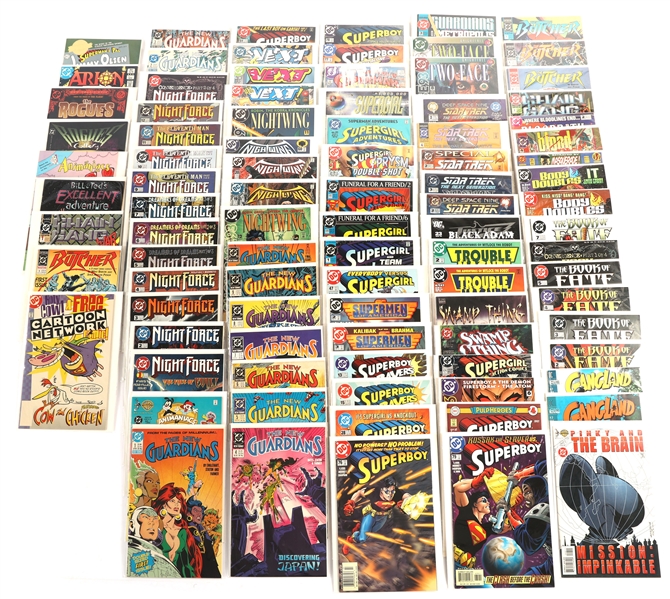 DC ROGUES, ARION, ANIMANIACS COMIC BOOKS