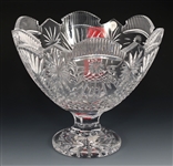 WATERFORD CRYSTAL CHRISTMAS CENTERPIECE COMPOTE BOWL