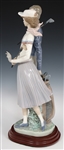 LLADRO GOLFING COUPLE PORCELAIN FIGURINE 1453