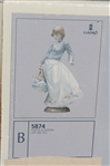 LLADRO OFF WE GO PORCELAIN FIGURINE 5874