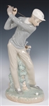 LLADRO GOLFER PORCELAIN FIGURINES 4824 & 4851