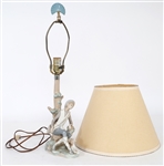 LLADRO PORCELAIN 4659 FIGURINE LAMP 