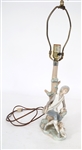 LLADRO PORCELAIN 4659 FIGURINE LAMP 