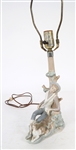 LLADRO PORCELAIN 4659 FIGURINE LAMP 