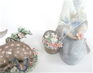 LLADRO PORCELAIN FIGURINES 7604, 7607, & 5376