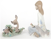 LLADRO PORCELAIN FIGURINES 7604, 7607, & 5376