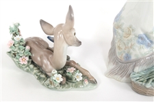 LLADRO PORCELAIN FIGURINES 7604, 7607, & 5376