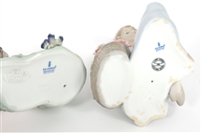 LLADRO PORCELAIN FIGURINES 7604, 7607, & 5376