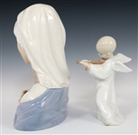 LLADRO ANGELS & MADONNA PORCELAIN FIGURINES